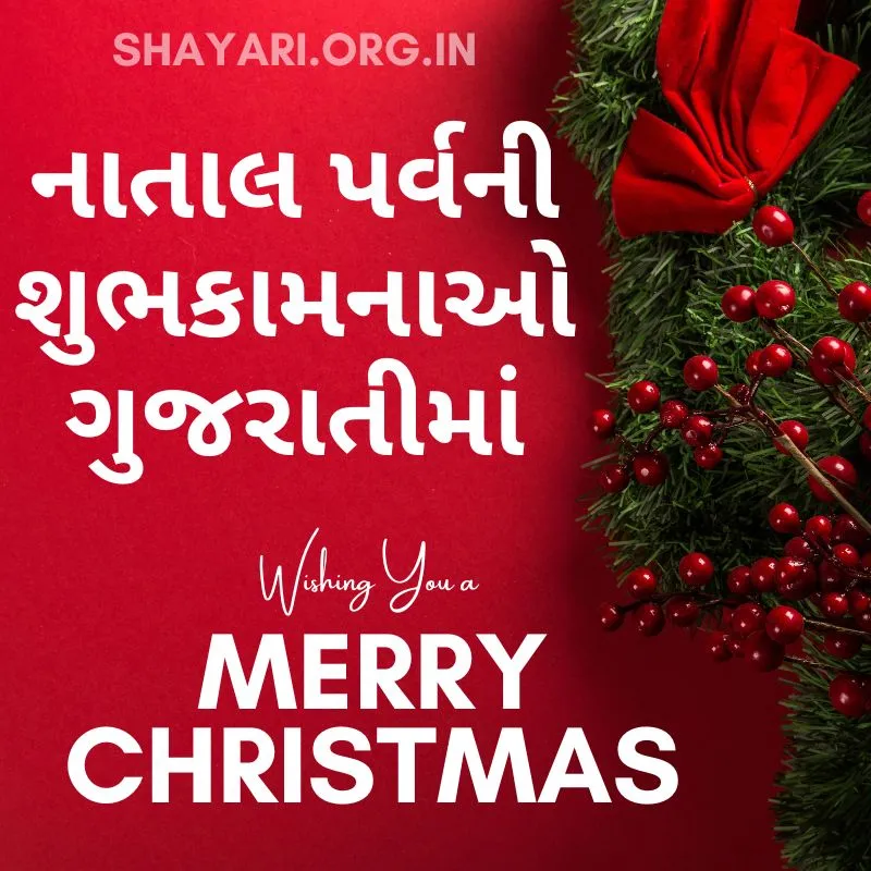 50+ નાતાલ પર્વની શુભકામનાઓ Best Christmas Day Wishes in Gujarati Text | Shayari | Quotes